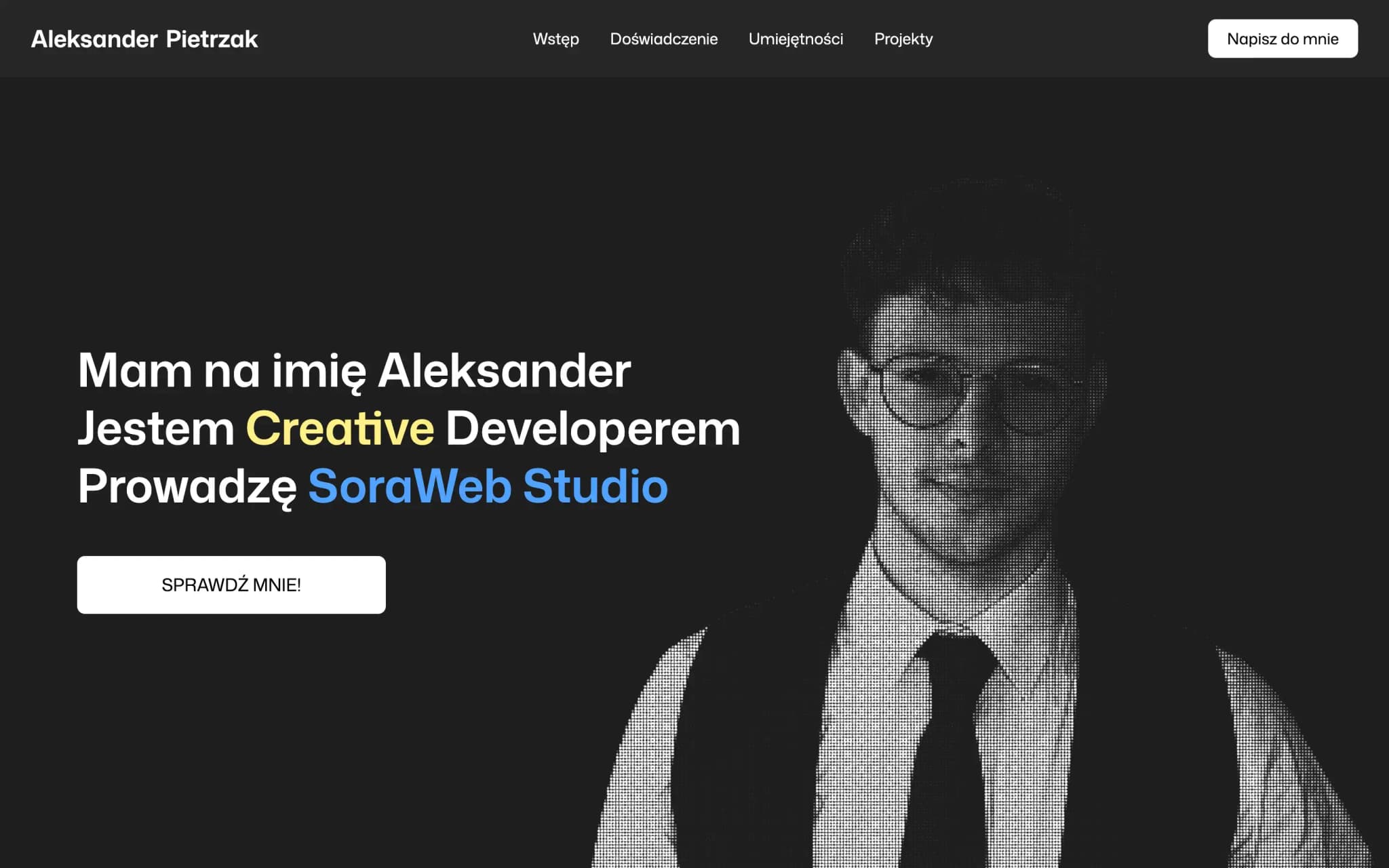 Aleksander Portfolio — Personal brand