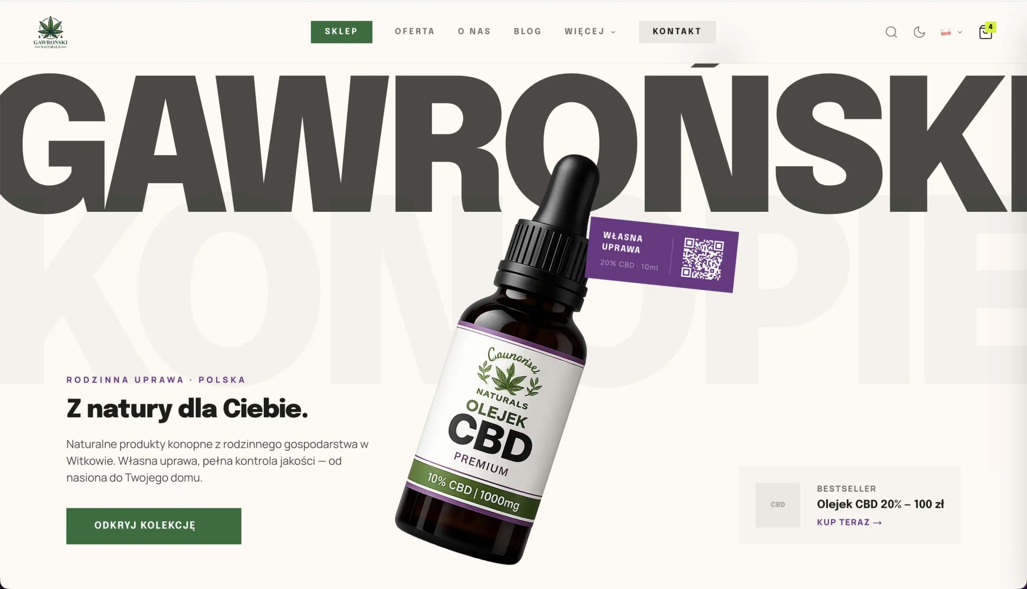 Gawroński — E-commerce · Rebrand